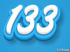 Image result for 133 Number Design