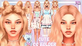 Image result for Cute Sims Hair CC