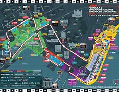 Image result for Singapore F1 Track Map