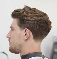 Image result for Low Taper Fade Long Messy Hair