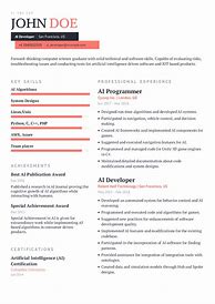 Image result for Ai CV Template