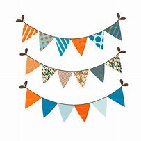 Image result for Green Bunting Clip Art