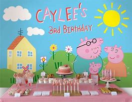 Image result for Peppa Pig Birthday Party DIY