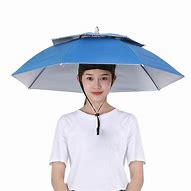 Image result for Umbrella Hat Blue Yellow