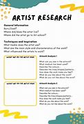 Image result for Artist Research Template a Level