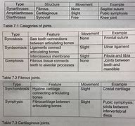 Image result for Examples of Cartilaginous Joints