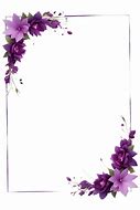 Image result for Purple Flower Line Border