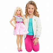 Image result for 28 Inch Brown Hair Doll