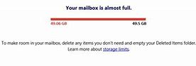 Image result for Microsoft Outlook Mailbox Full