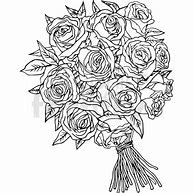 Image result for Flower Bouquet Clip Art Black and White