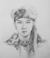 Image result for BTS Suga Drawing