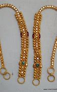 Image result for Gold Ear Chain Design