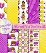 Image result for Purple Superhero