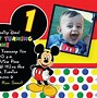 Image result for Free Mickey Mouse Birthday Card