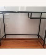 Image result for IKEA Metal Glass Desk