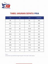 Image result for Ukuran Sepatu Nike