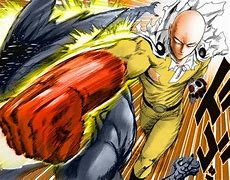 Image result for Saitama Punching Cosmic Garou