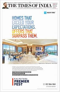 Image result for Times of India Real Estate Ads