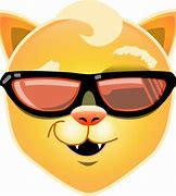 Image result for Cool Cat Emoji