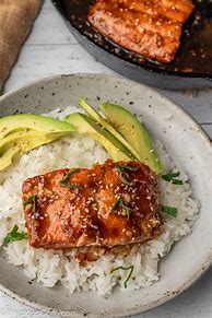 Image result for Pan Fried Salmon Teriyaki