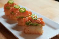 Image result for Crispy Rice Spicy Salmon