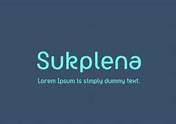 Image result for Sukplena Font