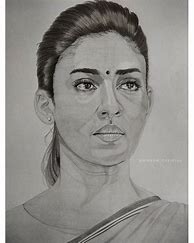 Image result for Tamil Actress Drawing