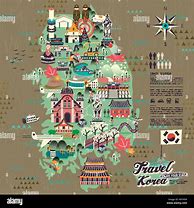 Image result for Korea Travel Map