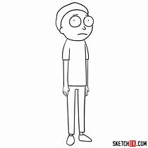 Image result for Rick and Morty Drawing