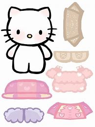 Image result for Sanrio Paper Dolls Dress Up