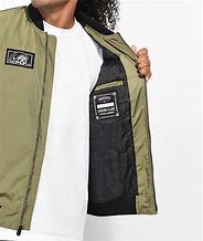 Image result for Green Army Liner Jacket with Hoodie