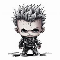 Image result for Punk Boy Drawing