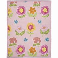 Image result for Pink Floral Rug