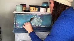 How to Paint a Boho Secretary... - Dixie Belle Paint Company