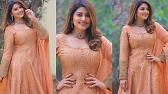 snehaa 🧡 mordern dressdesign #sneha #snehaanup #bollywood #2025 #sandle #chudidar