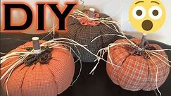 EASY Fabric Pumpkins!!!