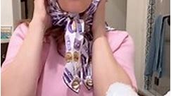 Upping my scarf game to cover up my scar #demure Huge gratitude to @sukiyeagley for bringing me her amazing stash!!! 💗💗💗💗💗 #saturday #scarf #neckscarves #sodemure #scarcare | Kimberly Williams-Paisley