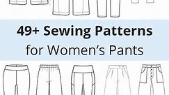 49 Stylish Sewing Patterns for Women’s Pants (12 FREE PDF’s)