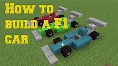 How To Build A F1 Car In Minecraft