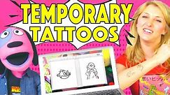 TEMPORARY TATTOOS | Kids Crafts