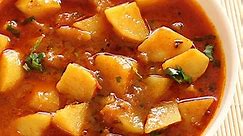 Batata Nu Shaak - Recipe of Gujarati Style Potato Sabzi with Gravy