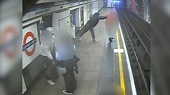 Postman pushed by homeless man onto Tube tracks narrowly misses oncoming train