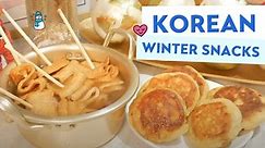 Korean Winter Snacks To Try 😋☃️