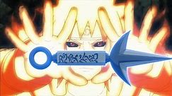 Minato Tries to Use Rasen-Flash Super-Circle Dance on Six Paths Obito