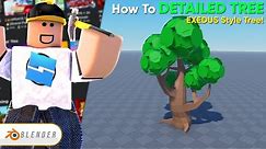 How To Make a Detailed Low Poly Tree! (Roblox)