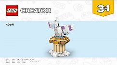 LEGO instructions - Creator - 40691 - Mythical Pegasus (Book 3)