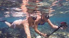 Pretty coral reef ... Isla Mujeres,... - Scuba Diver Girls