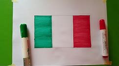 HOW TO DRAW FLAG OF ITALY