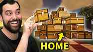 A home made of chests - Minecraft with 217 mods