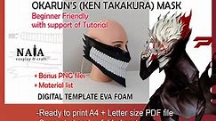 Okarun Mask Dandadan Ken Takakura Cosplay Template Pattern PD EVA Foam Prop Turbo Granny - Etsy